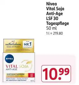 Rossmann Nivea vital soja anti-age lsf 30 tagespflege Angebot