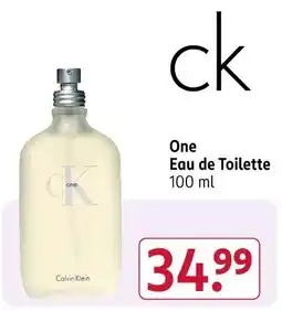 Rossmann Calvin klein one Angebot