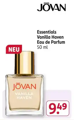 Rossmann Jōvan essentials vanilla haven Angebot