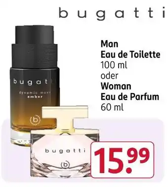 Rossmann Bugatti man eau de toilette Angebot