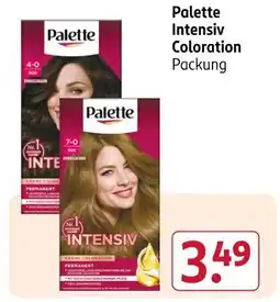 Rossmann Palette intensiv coloration 4-0 dunkelbraun Angebot