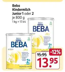 Rossmann Nestlé beba kindermilch junior 1 Angebot
