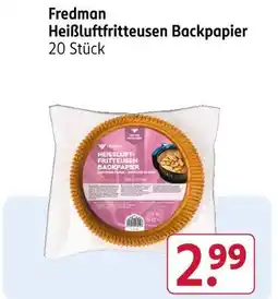 Rossmann Fredman heißluftfritteusen backpapier Angebot