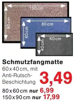 Jawoll Schmutzfangmatte Angebot