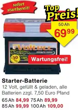Jawoll Starter-Batterie Angebot