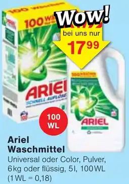 Jawoll Ariel Waschmittel Angebot