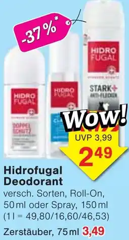 Jawoll Hidrofugal Deodorant Angebot
