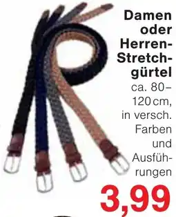 Jawoll Damen oder Herren Stretchgürtel Angebot