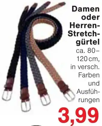 Jawoll Damen oder Herren Stretchgürtel Angebot