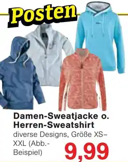 Jawoll Damen-Sweatjacke o. Herren-Sweatshirt Angebot