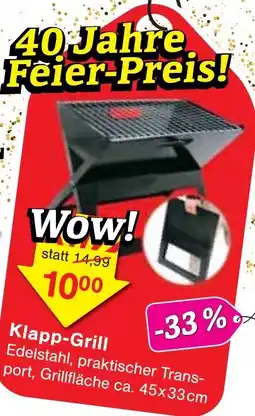 Jawoll Klapp-Grill Angebot