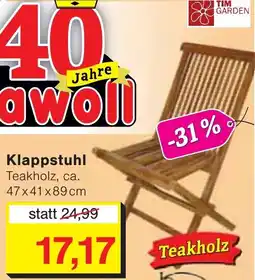 Wiglo Wunderland Klappstuhl Angebot