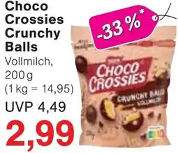 Wiglo Wunderland Choco Crossies Crunchy Balls Angebot