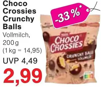 Wiglo Wunderland Choco Crossies Crunchy Balls Angebot