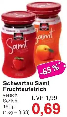 Wiglo Wunderland Schwartau Samt Fruchtaufstrich Angebot