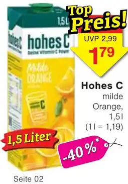 Wiglo Wunderland Hohes C Angebot