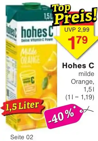 Wiglo Wunderland Hohes C Angebot
