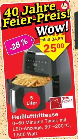 Wiglo Wunderland Heißluftfritteuse Angebot