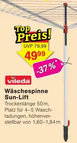 Wiglo Wunderland Wäschespinne Sun-Lift Angebot