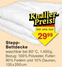 Wiglo Wunderland Stepp- Bettdecke Angebot
