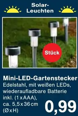 Wiglo Wunderland Mini-LED-Gartenstecker Angebot
