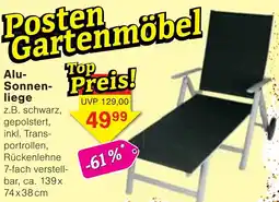 Wiglo Wunderland Alu- Sonnenliege Angebot