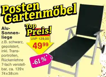 Wiglo Wunderland Alu- Sonnenliege Angebot