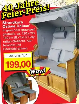 Wiglo Wunderland Strandkorb Ostsee Deluxe Angebot