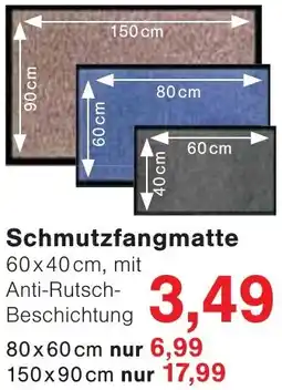 Wiglo Wunderland Schmutzfangmatte Angebot
