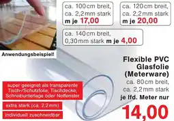 Wiglo Wunderland Flexible PVC Glasfolie (Meterware) Angebot