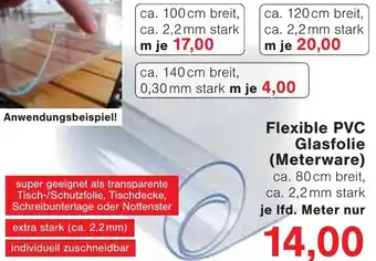 Wiglo Wunderland Flexible PVC Glasfolie (Meterware) Angebot