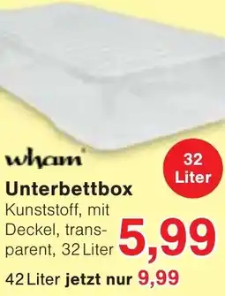 Wiglo Wunderland wham Unterbettbox Angebot