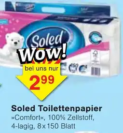 Wiglo Wunderland Soled Toilettenpapier Angebot