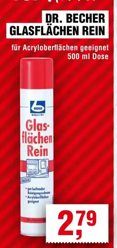 Handelshof DR. BECHER GLASFLÄCHEN REIN Angebot