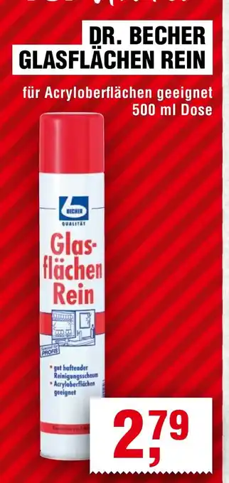 Handelshof DR. BECHER GLASFLÄCHEN REIN Angebot
