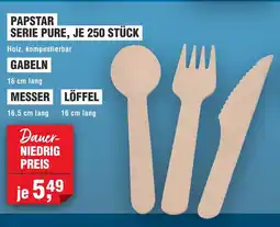 Handelshof PAPSTAR SERIE PURE GABELN, MESSER o. LÖFFEL Angebot