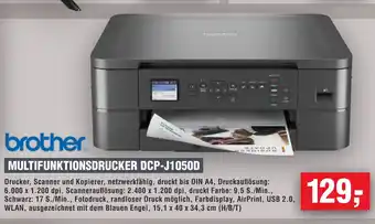 Handelshof brother MULTIFUNKTIONSDRUCKER DCP-J1050D Angebot
