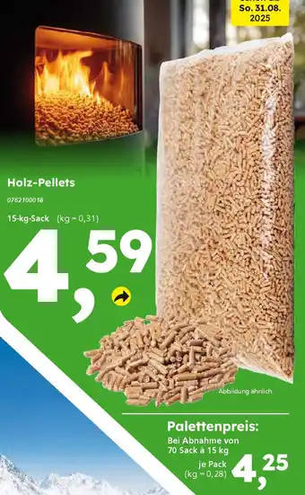 Globus Baumarkt Holz-Pellets Angebot
