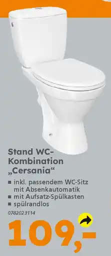 Globus Baumarkt Stand WC- Kombination ,,Cersania" Angebot