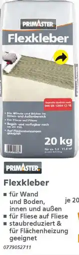 Globus Baumarkt PRIMASTER Flexkleber Angebot