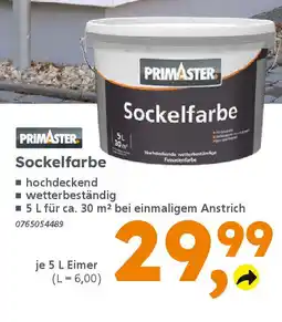 Globus Baumarkt PRIMASTER Sockelfarbe Angebot
