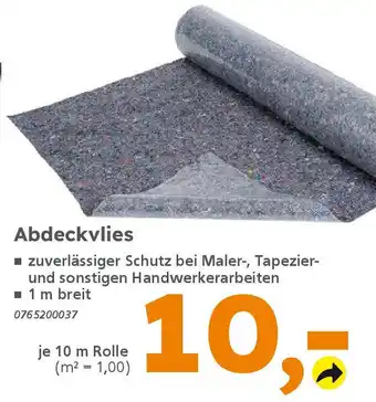 Globus Baumarkt Abdeckvlies Angebot