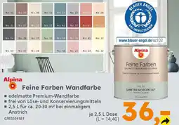 Globus Baumarkt Alpina Feine Farben Wandfarbe Angebot