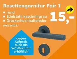 Globus Baumarkt Rosettengarnitur Fair I Angebot