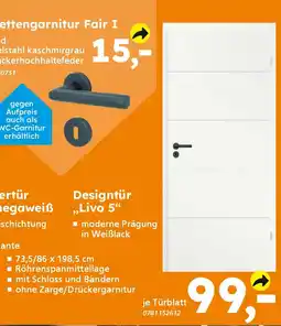 Globus Baumarkt Designtür ,,Livo 5" Angebot