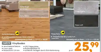 Globus Baumarkt PRIMASTER Vinylboden Angebot