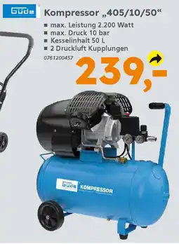 Globus Baumarkt Güde Kompressor „,405/10/50" Angebot