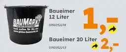 Globus Baumarkt BAUMARKT Baueimer 12 Liter Angebot