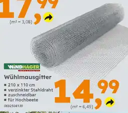 Globus Baumarkt WINDHAGER Wühlmausgitter Angebot