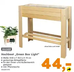 Globus Baumarkt WAGNER Hochbeet „Green Box Light" Angebot